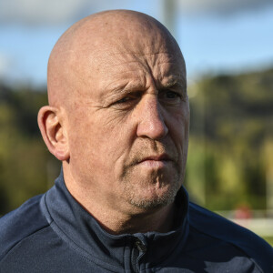 Shaun Edwards - Conférence de presse animée par F.Galthié pour présenter les joueurs de l'équipe de France de Rugby à Montgesty en France, le 13 novembre 2019. © Thierry Breton / Panoramic / Bestimage