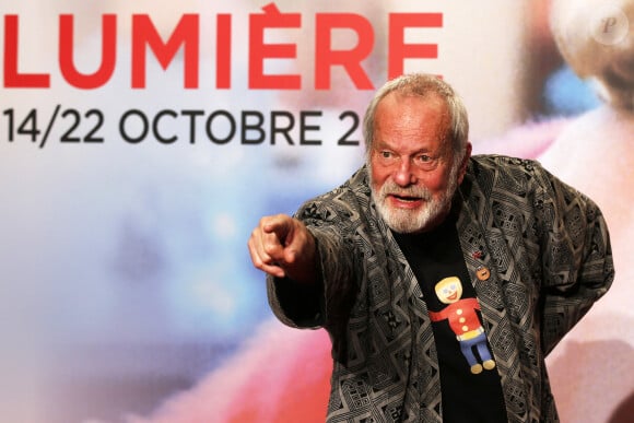 Terry Gilliam - Cérémonie d'ouverture de la 15e édition du Festival du film Lumière à Lyon. Le 14 octobre 2023. © Pascal Fayolle / Bestimage