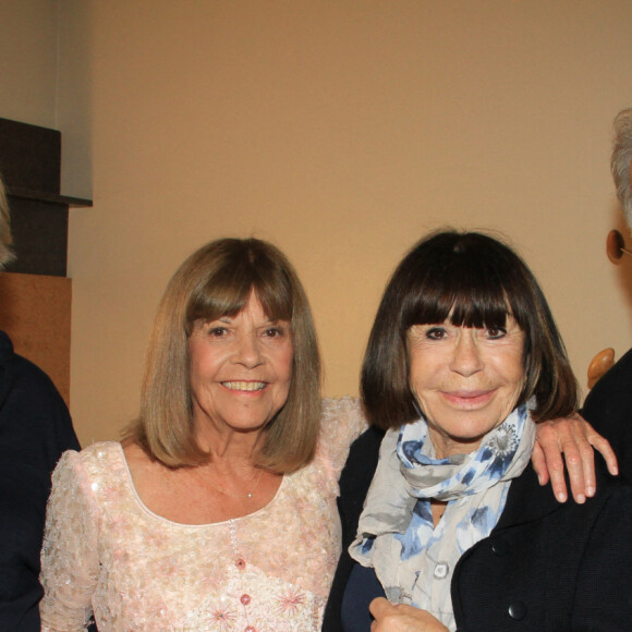 Exclusif - Jean-Jacques Debout, Chantal Goya, Danièle Evenou et Raphaël Mezrahi - Les personnalités vont voir le dernier spectacle de Chantal Goya au palais des Congrès à Paris le 14 octobre 2023. © Baldini / Bestimage