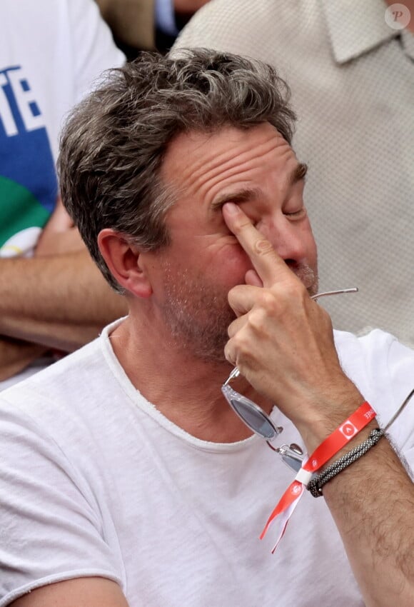 Guillaume de Tonquédec - Célébrités dans les tribunes des internationaux de France de Roland Garros à Paris le 30 mai 2022. © Cyril Moreau - Dominique Jacovides/Bestimage 