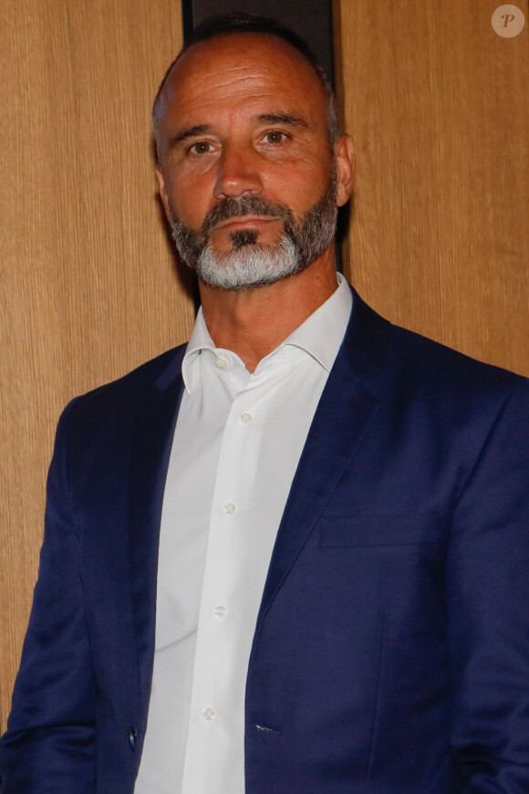 Eric Di Meco - Conférence de presse de rentrée de RMC Sport à Altice Campus à Paris, France, le 11 septembre 2019. © Christophe Clovis/Bestimage