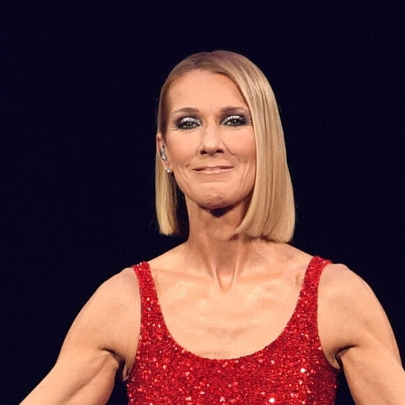 Céline Dion en concert à l'American Airlines Arena dans le cadre de sa tournée "Courage World Tour" à Miami. Céline Dion a rendu hommage à sa mère Thérèse Dion décédée le jour même.