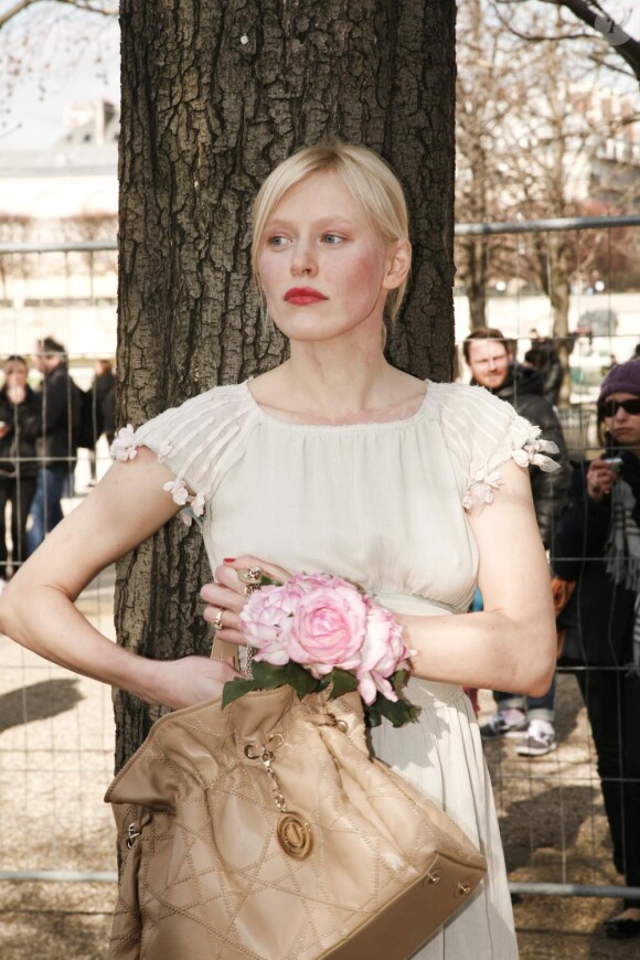 Anna Sherbinina au défilé Dior