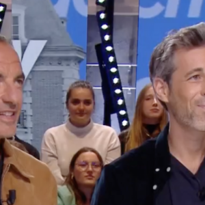 Nikos Aliagas et Michaël Goldman invités de "Quotidien" pour parler de la nouvelle saison de la "Star Academy". TMC