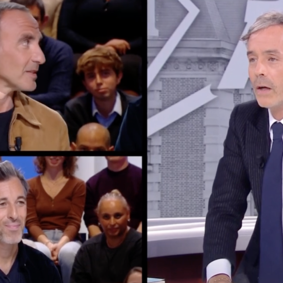 Nikos Aliagas et Michaël Goldman invités de "Quotidien" pour parler de la nouvelle saison de la "Star Academy". TMC