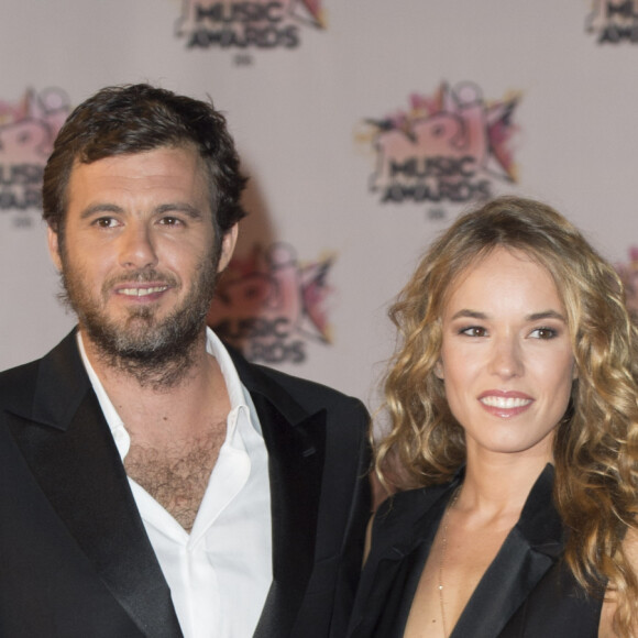 Lannick Gautry et Elodie Fontan - Arrivées à la 17ème cérémonie des NRJ Music Awards 2015 au Palais des Festivals à Cannes, le 7 novembre 2015. 
