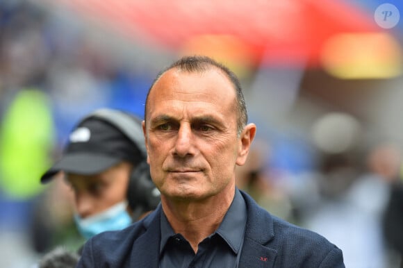 Michel Der Zakarian - Match de Ligue 1 Uber Eats "Lyon - Brest (1-1)" à Décines-Charpieu, le 7 août 2021.