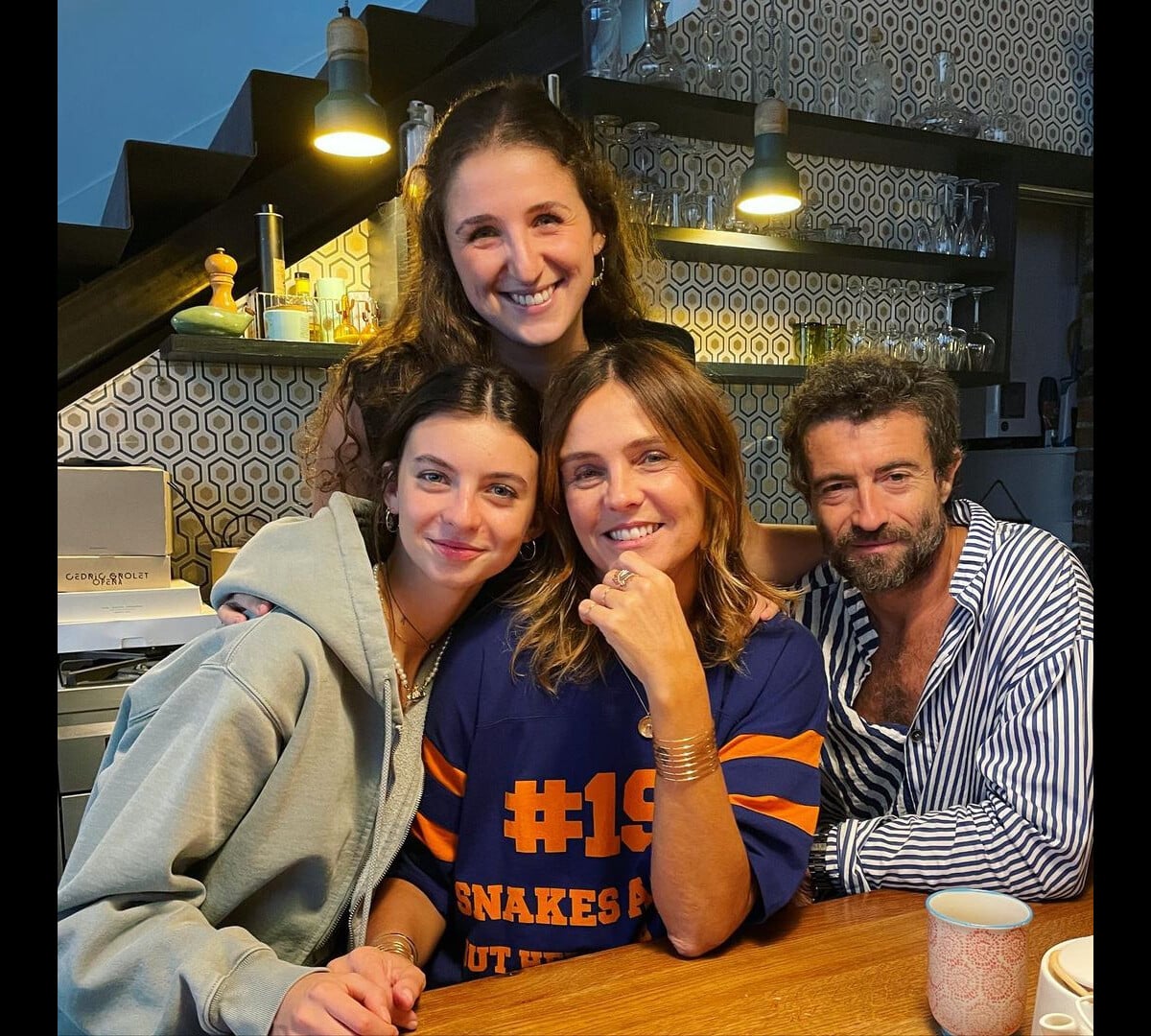 Photo : Marine Vignes s'affiche en famille avec ses filles Tess et Nina ...