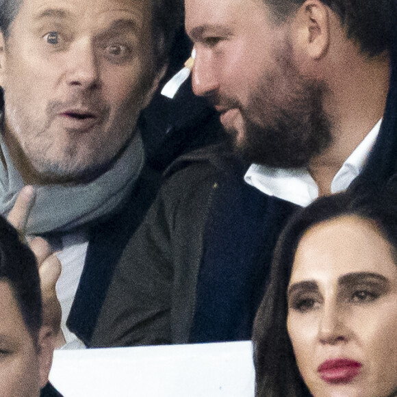 Le prince Frederik de Danemark - Personnalités à la finale de la coupe du monde de rugby Afrique du Sud / Nouvelle Zélande (12 - 11) au stade de France à Saint-Denis le 28 octobre 2023.  Celebs at the Rugby World Cup Final South Africa / New Zealand (12 - 11) at the Stade de France in Saint-Denis on 28 October 2023. 
