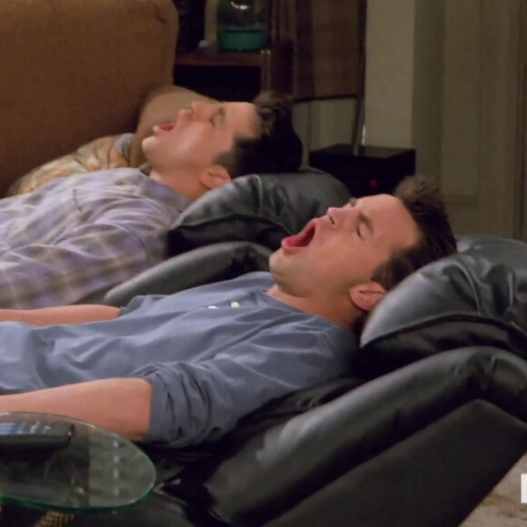 Captures d'écran de l'épisode spécial de Friends, les retrouvailles, diffusé en mai 2021 sur HBO, avec Matt LeBlanc et Matthew Perry