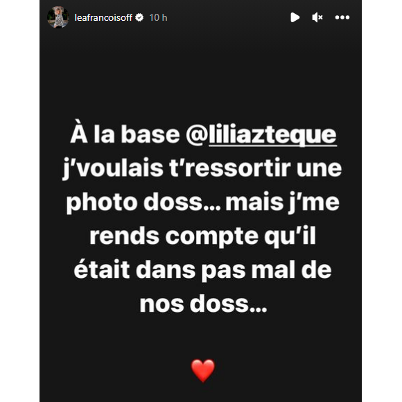 Léa François dévoile de nouvelles photos souvenirs de Marwan Berreni à l'occasion de l'anniversaire de son ex-compagne, Coline D'inca. Instagram