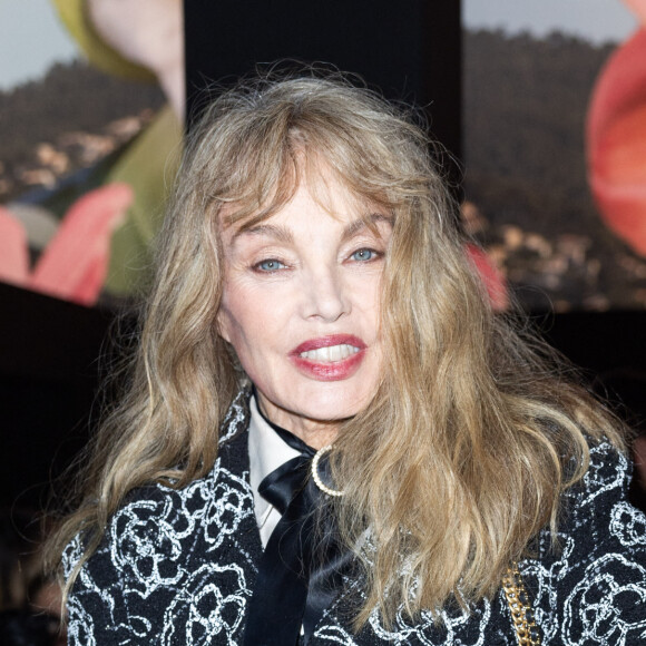 Arielle Dombasle - Photocall du défilé de mode printemps-été 2024 "Chanel" au Grand Palais Ephémère lors de la fashion week de Paris. Le 3 octobre 2023 © Olivier Borde / Bestimage