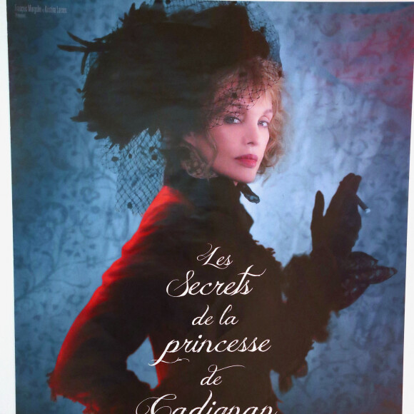 Elle faisait la promotion de sa réalisation "Les Secrets de la Princesse de Cadignan" 
Exclusif - L’affiche du Film - Projection en avant-première du film "Les Secrets de la Princesse de Cadignan" de A. Dombasle au CNC à Paris le 5 septembre 2023. © Bertrand Rindoff / Bestimage