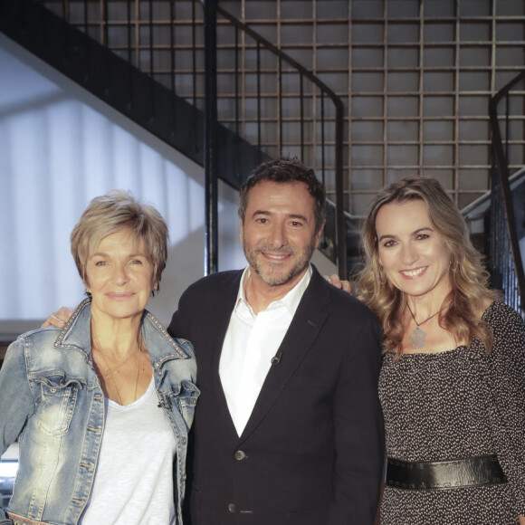 Exclusif - Véronique Jannot, Bernard Montiel, Laetitia Barlerin lors de l'enregistrement de l'émission "Animaux Stars", présentée par B.Montiel et diffusée le 4 novembre sur la chaine Animaux TV © Jack Tribeca / Bestimage