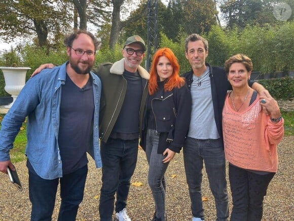 Michaël Goldman, Pierre de Brauer, prof de théâtre, Laure Boulon, prof d'expression scénique, et Adeline Toniutti, prof de chant sur Instagram.