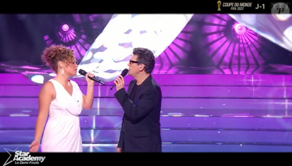 Marc Lavoine et Léa - Capture de la "Star Academy"