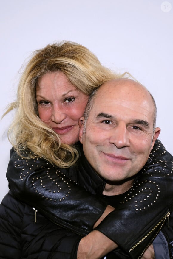 Exclusif - Portrait de Vincent Moscato et sa femme Krystel, lors de l'enregistrement de l'émission "L'Instant de Luxe". 14 octobre 2021 © Cédric Perrin / Bestimage