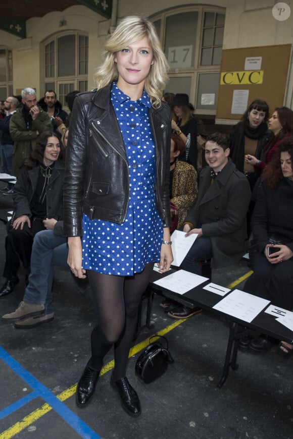 Alexia Barlier au défilé de mode "John Galliano", collection prêt-à-porter automne-hiver 2016-2017 au Lycée Carnot à Paris le 6 mars 2016.© Olivier Borde / Bestimage 
