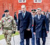 Actuellement, le souverain fait voir du pays au roi d'Espagne Felipe VI et son épouse Letizia.
Le roi Felipe VI d'Espagne et Le prince Frederik de Danemark - Le roi Felipe VI et la reine Letizia d'Espagne, Le prince Frederik et la princesse Mary de Danemark lors d'un dépôt de gerbes à la Citadelle à Copenhague, le 7 novembre 2023.
