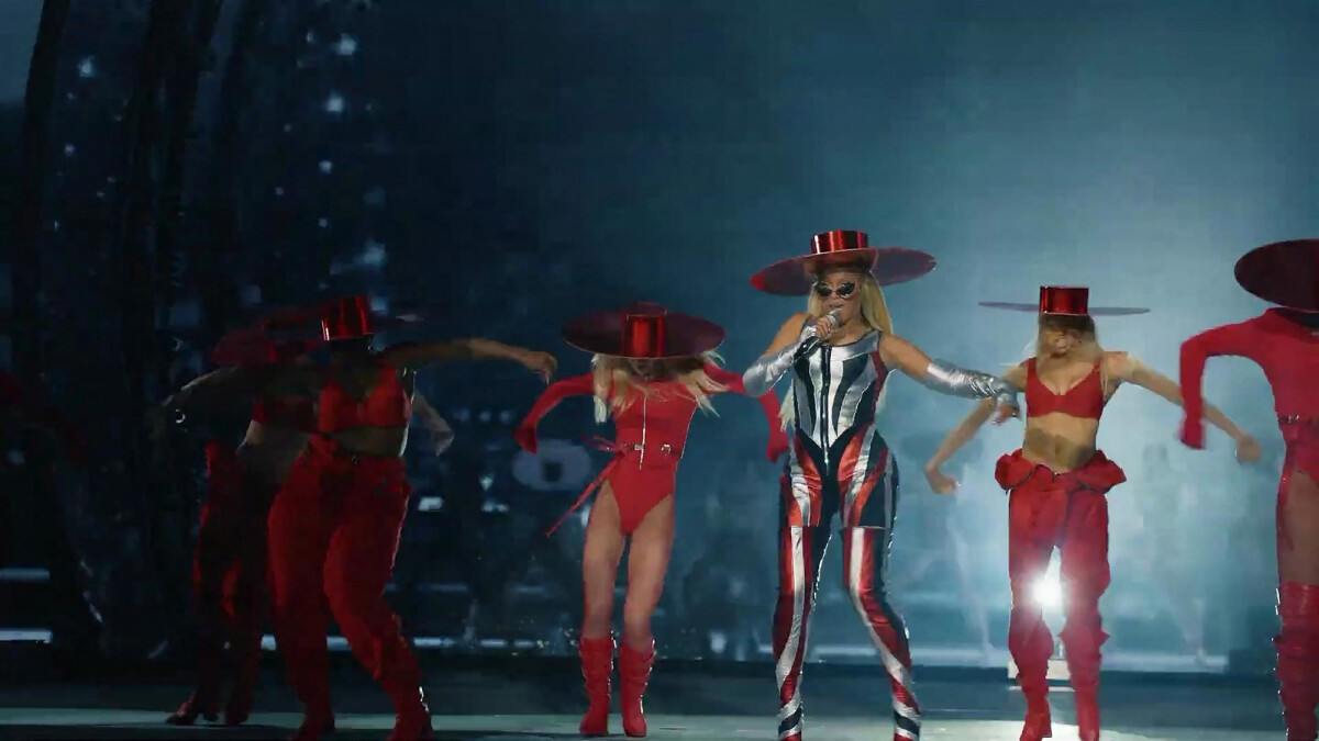 Photo : Notamment certains qui la suivent en tournée. Beyoncé lors de ...