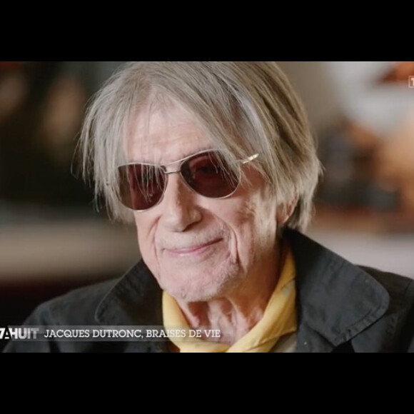 "Françoise (Hardy) m'a sauvé la vie et elle, Sylvie, m'a sauvé la vie", raconte Jacques Dutronc dans Sept à huit
 
Jacques Dutronc dans l'émission Sept à huit