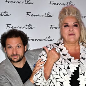 Marianne James et Eric Antoine durant la soirée Fremantle pour la 38ème édition du Mipcom à Cannes, le 17 octobre 2022. © Bruno Bebert / Bestimage