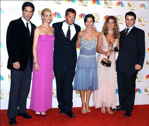 Jennifer Aniston, Courteney Cox, Lisa Kudrow, Matt LeBlanc, Matthew Perry et David Schwimmer en 2002