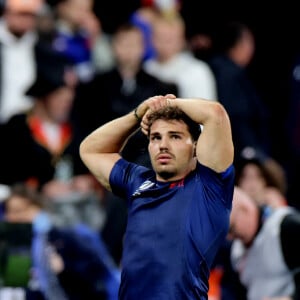 Antoine Dupont - Coupe du Monde de Rugby France 2023 - Match de quart de finale "France-Afrique du Sud (28-29)" au Stade de France à Saint-Denis le 15 octobre 2023. © © Moreau-Jacovides/Bestimage