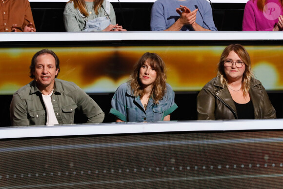 Exclusif - Philippe Candeloro, Léa François, Lola Dubini - Enregistrement de l'émission "100% Logique", présentée par C.Féraud et diffusée le 18 novembre sur France 2 © Christophe Clovis / Bestimage 