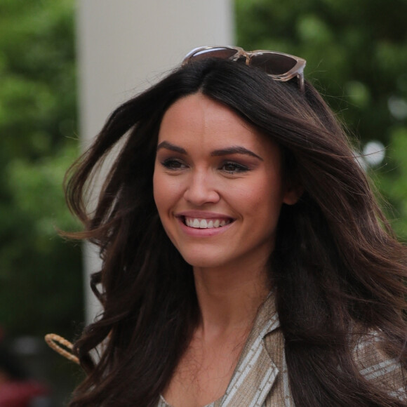 Diane Leyre arrive à l'hôtel "Martinez" lors du 75ème Festival International du Film de Cannes, le 26 mai 2022.