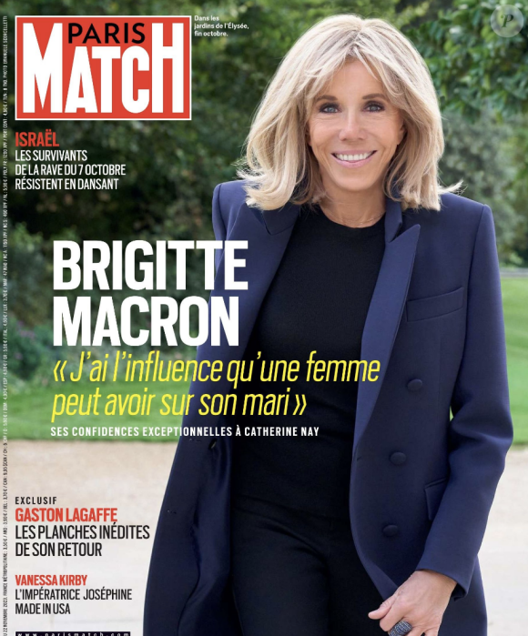 Brigitte Macron en couverture de "Paris Match"