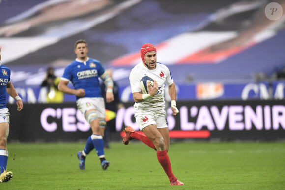 Gabin Villiere - Match de Rugby, France vs Italie (35-22) - Coupe d'Automne des Nations au Stade de France à Paris le 28 novembre 2020.