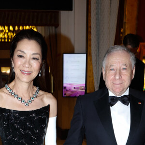 Michelle Yeoh et son mari Jean Todt à l'hôtel Majestic Barrière à Cannes pendant le 76ème festival international du film le 22 mai 2023. © Christophe Clovis / Bestimage