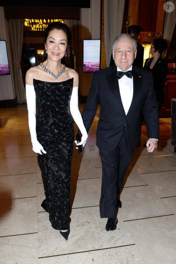 Michelle Yeoh et son mari Jean Todt à l'hôtel Majestic Barrière à Cannes pendant le 76ème festival international du film le 22 mai 2023. © Christophe Clovis / Bestimage