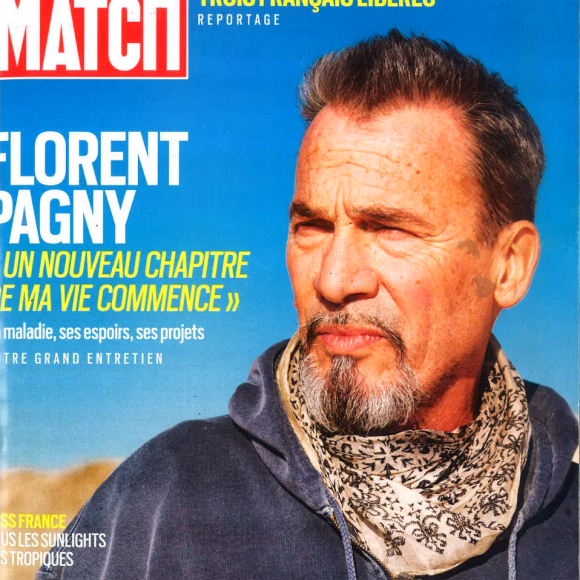 Florent Pagny fait la couverture du nouveau numéro de Paris Match, paru le 30 novembre 2023.