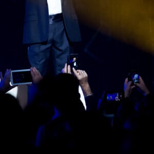 Exclusif - Michel Sardou en concert au Zenith de Strasbourg lors de la tournée "La dernière danse" le 13 octobre 2017. © Alain Rolland / Imagebuzz / Bestimage 