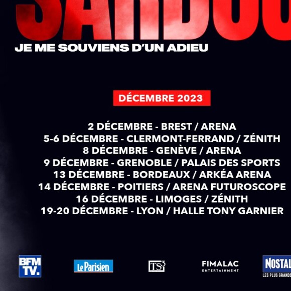 Michel Sardou, Tournée