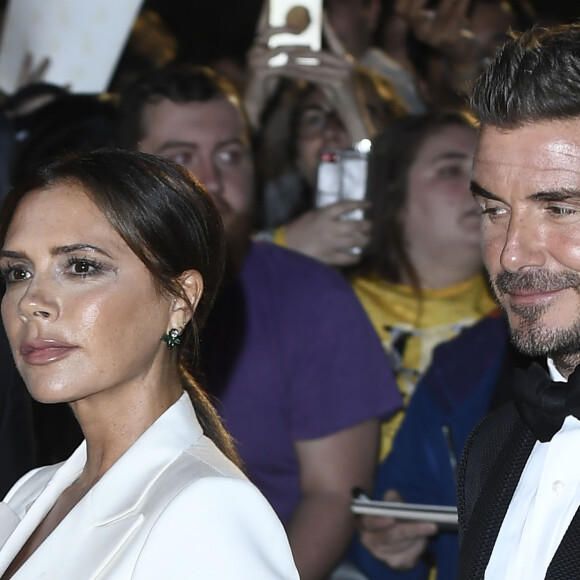 Victoria Beckham et David Beckham - Soirée "GQ Men of the Year" Awards à Londres le 3 septembre 2019.