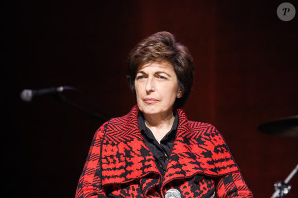 Ruth Elkrief - Hommage " Etre Toujours Charlie ! De la Mémoire au Combat" aux Folies Bergère à Paris le 6 janvier 2018 pour l'anniversaire des 3 ans de l'attaque terroriste contre l'hebdomadaire satyrique Charlie Hebdo en 2015. © Coadic Guirec/Bestimage