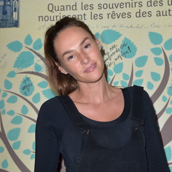 Vanessa Demouy à la générale de la pièce "La Clef de Gaïa" au théâtre des Mathurins à Paris, le 4 octobre 2017. © Giancarlo Gorassini/Bestimage