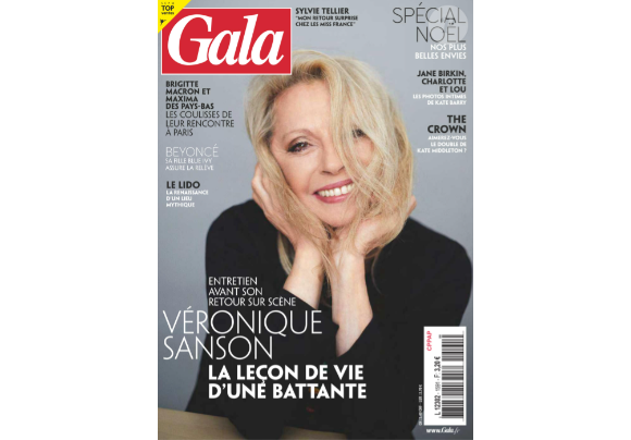 Couverture du nouveau numéro de "Gala" paru le 7 décembre 2023