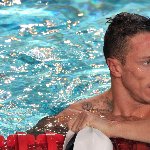 Frederick Bousquet lors des Championnats d' Europe de Natation a Chartres le 25 Novembre 2012. 