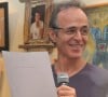 Il vient d'écrire une nouvelle chanson.
Exclusif - Jean-Jacques Goldman - Vente aux enchères à l'occasion du 20ème anniversaire du spectacle "Les Vendanges du Coeur" à Ouveillan, près de Narbonne (Aude) au profit des "Restos du Coeur" le 20 juillet 2014.