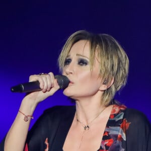 Patricia Kaas en concert au Crocus City Hall à Moscou le 13 décembre 2017.