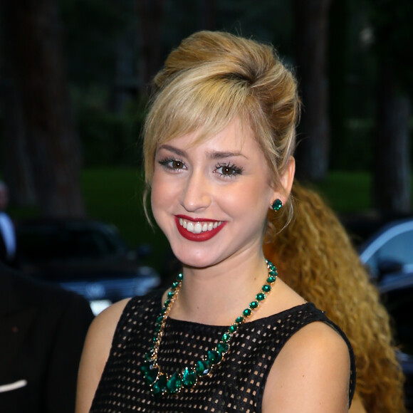 Jazmin Grace Grimaldi (la fille du Prince Albert II de Monaco) - Arrivée des people à la soirée de l'Automobile Club de Monaco au Sporting Monaco dans le cadre du 74ème Grand Prix de Formule 1 de Monaco le 29 mai 2016. 