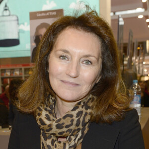 Cécilia Attias - 34ème édition du salon du livre à la Porte de Versailles à Paris le 23 mars 2014. 