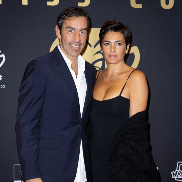 Robert Pires et sa femme Jessica - Photocall de la 3ème édition de la Fight Aids Cup à l'occasion du 45ème festival international du cirque de Monte-Carlo à l'hôtel Fairmont à Monaco le 23 janvier 2023. © Olivier Huitel/Pool/Bestimage