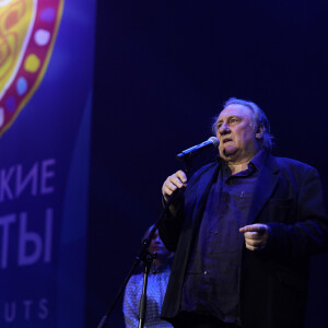 Gérard Depardieu au "Baltic Debuts Film Festival" à Svetlogorsk. Accompagné du réalisateur Arnaud Friley, qui présente son documentaire "My Uzbek Dream" avec Gérard Depardieu. Svetlogorsk, le 24 juillet 2021.