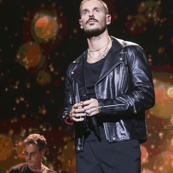 couvrant tous les styles musicaux et s'adressant à toutes les générations, avec 5 nommés par catégorie.
Exclusif - M. Pokora (Matt Pokora) - Enregistrement du grand concert caritatif "Tous avec le Maroc" au Dôme de Paris, diffusée en direct sur M6 le 13 septembre 2023 © Jack Tribeca / Bestimage 