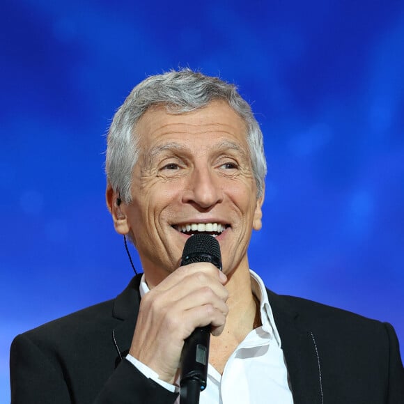 Nagui - Les personnalités se mobilisent lors de la 37ème édition du Téléthon sur le plateau de France 2, avec pour parrain Vianney. Cette année, 80,6 millions de dons ont été promis. Le 9 décembre 2023. © Coadic Guirec / Bestimage